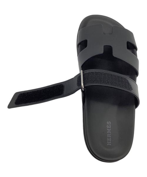 HERMES（エルメス）HERMES (エルメス) シプレ　サンダル ブラック サイズ:38の古着・服飾アイテム