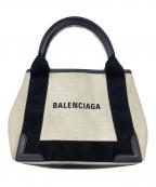 BALENCIAGAバレンシアガ）の古着「カバXS ハンドバッグ」｜ホワイト×ブラック