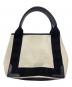 BALENCIAGA (バレンシアガ) カバXS ハンドバッグ ホワイト×ブラック：24000円