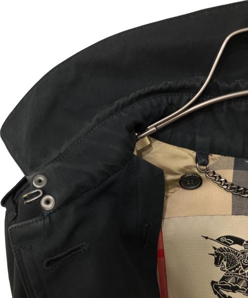 BURBERRY（バーバリー）BURBERRY (バーバリー) トレンチコート ブラック×ベージュ サイズ:36の古着・服飾アイテム