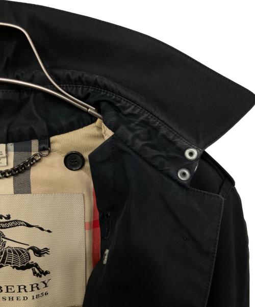 BURBERRY（バーバリー）BURBERRY (バーバリー) トレンチコート ブラック×ベージュ サイズ:36の古着・服飾アイテム