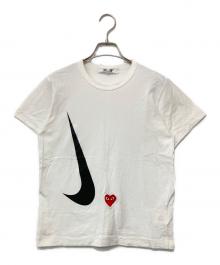 NIKE×PLAY COMME des GARCONS（ナイキ×プレイコムデギャルソン）の古着「半袖Tシャツ」｜ホワイト