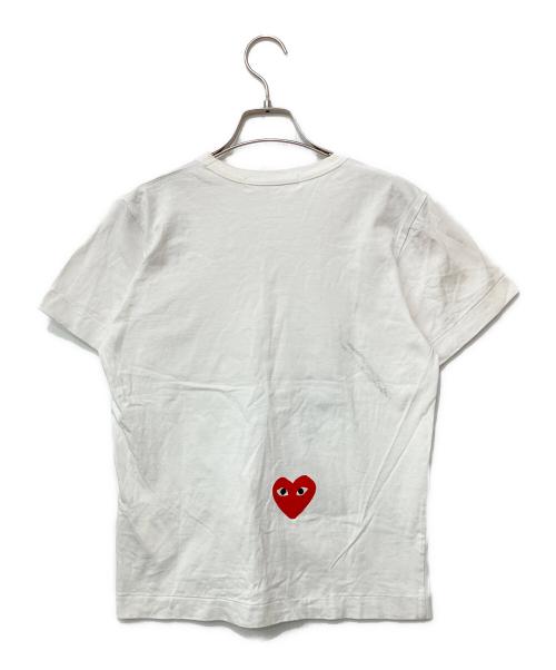 NIKE（ナイキ）NIKE (ナイキ) PLAY COMME des GARCONS (プレイコムデギャルソン) 半袖Tシャツ ホワイト サイズ:Lの古着・服飾アイテム
