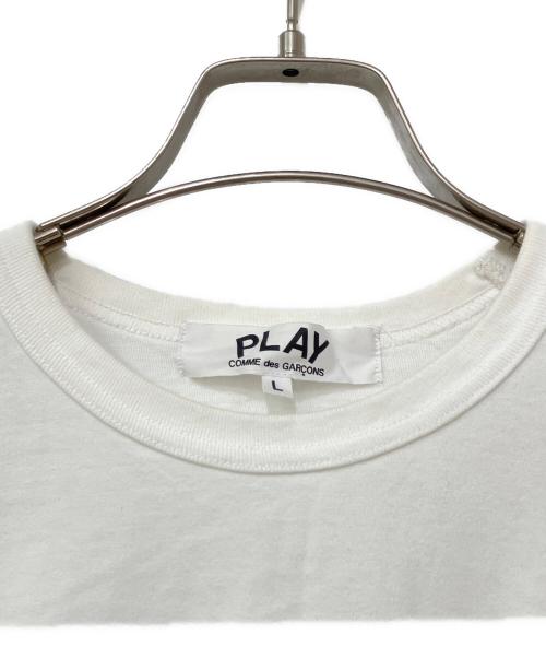 NIKE（ナイキ）NIKE (ナイキ) PLAY COMME des GARCONS (プレイコムデギャルソン) 半袖Tシャツ ホワイト サイズ:Lの古着・服飾アイテム