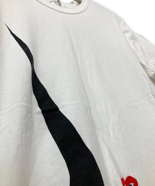 NIKE（ナイキ）NIKE (ナイキ) PLAY COMME des GARCONS (プレイコムデギャルソン) 半袖Tシャツ ホワイト サイズ:Lの古着・服飾アイテム