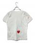 NIKE (ナイキ) PLAY COMME des GARCONS (プレイコムデギャルソン) 半袖Tシャツ ホワイト サイズ:L：7000円