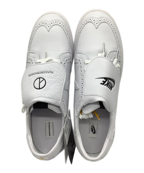 NIKE（ナイキ）NIKE (ナイキ) PEACEMINUSONE (ピースマイナスワン) Kwondo1　ローカットスニーカー ホワイト サイズ:28.5 未使用品の古着・服飾アイテム