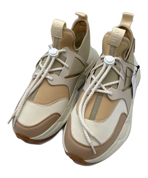 ekin（エクン）ekin (エクン) LIANA　ローカットスニーカー ベージュ×ホワイト サイズ:EU41の古着・服飾アイテム