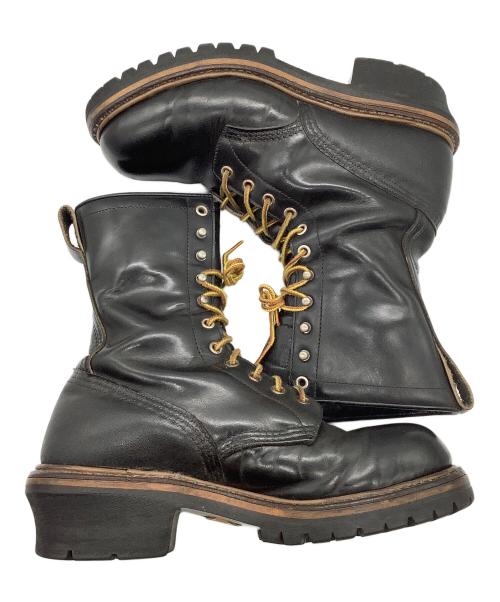 RED WING（レッドウィング）RED WING (レッドウィング) ロガーブーツ ブラック サイズ:75の古着・服飾アイテム