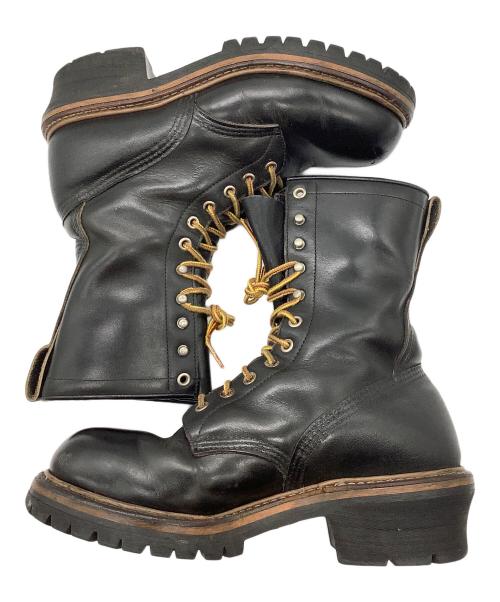 RED WING（レッドウィング）RED WING (レッドウィング) ロガーブーツ ブラック サイズ:75の古着・服飾アイテム