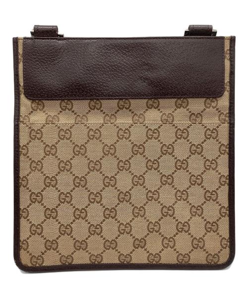 GUCCI（グッチ）GUCCI (グッチ) ショルダーバッグ ブラウン×ベージュの古着・服飾アイテム