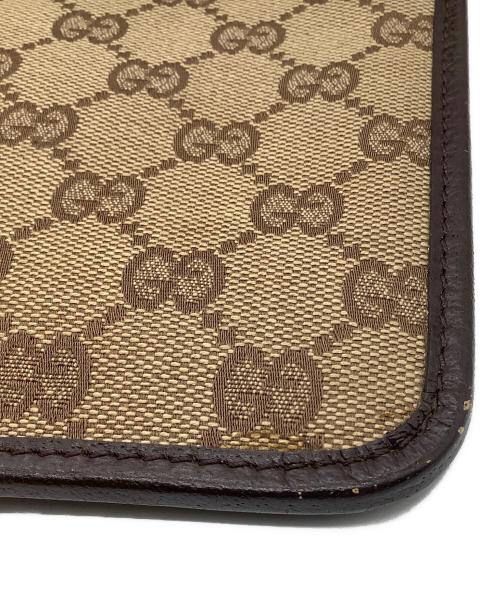 GUCCI（グッチ）GUCCI (グッチ) ショルダーバッグ ブラウン×ベージュの古着・服飾アイテム