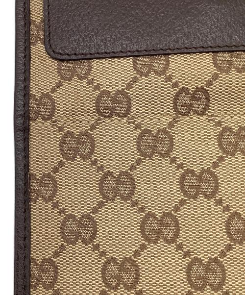 GUCCI（グッチ）GUCCI (グッチ) ショルダーバッグ ブラウン×ベージュの古着・服飾アイテム