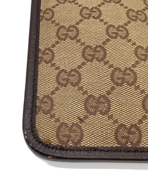 GUCCI（グッチ）GUCCI (グッチ) ショルダーバッグ ブラウン×ベージュの古着・服飾アイテム