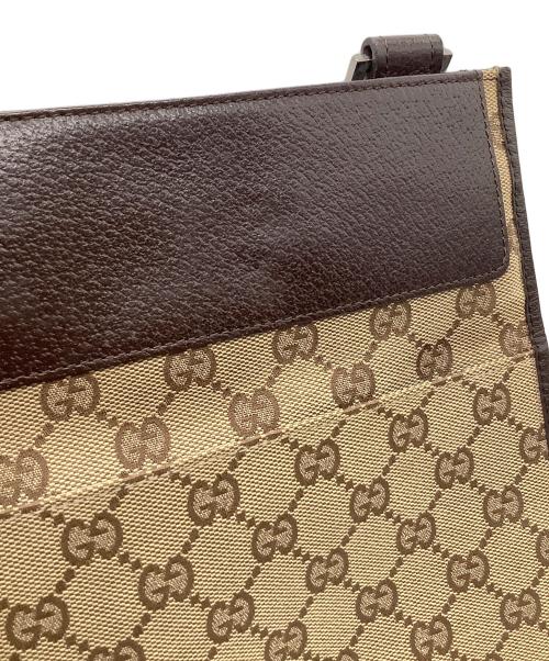 GUCCI（グッチ）GUCCI (グッチ) ショルダーバッグ ブラウン×ベージュの古着・服飾アイテム