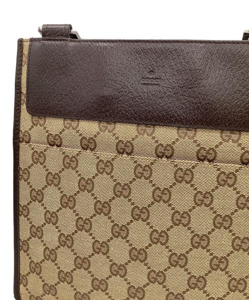 GUCCI（グッチ）GUCCI (グッチ) ショルダーバッグ ブラウン×ベージュの古着・服飾アイテム