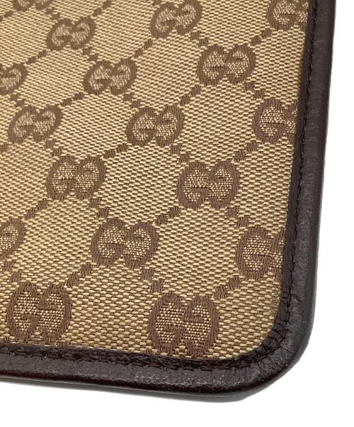 GUCCI（グッチ）GUCCI (グッチ) ショルダーバッグ ブラウン×ベージュの古着・服飾アイテム