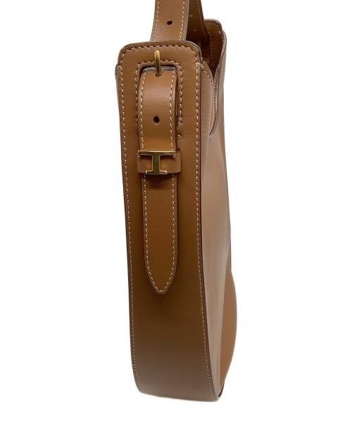 TOD'S（トッズ）TOD'S (トッズ) オーボエショルダーバッグ ブラウンの古着・服飾アイテム