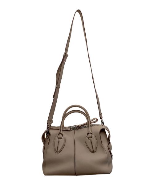 TOD'S（トッズ）TOD'S (トッズ) D-styling Bag Small　2WAYバッグ ベージュの古着・服飾アイテム
