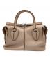 TOD'S（トッズ）の古着「D-styling Bag Small　2WAYバッグ」｜ベージュ