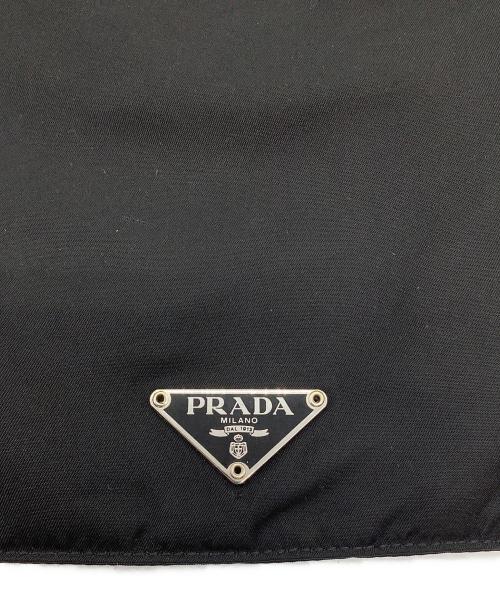 PRADA（プラダ）PRADA (プラダ) ナイロンショルダーバッグ ブラックの古着・服飾アイテム