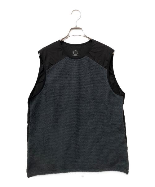 山と道（ヤマトミチ）山と道 (ヤマトミチ) Alpha Vest ブラック×ネイビー サイズ:XLの古着・服飾アイテム