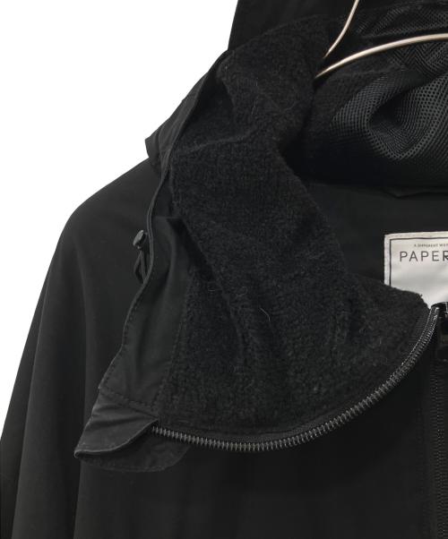 PAPERSKY（ペーパースカイ）PAPERSKY (ペーパースカイ) フードブルゾン ブラック サイズ:Lの古着・服飾アイテム