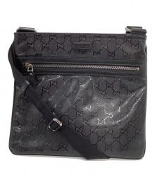 GUCCI（グッチ）の古着「GG　インプリメ　ショルダーバッグ」｜ブラック