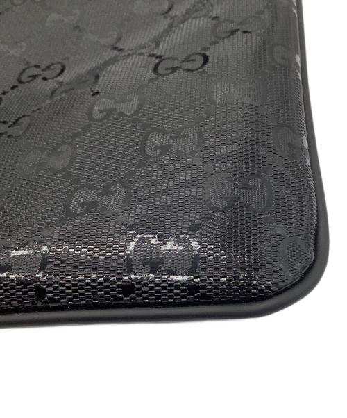GUCCI（グッチ）GUCCI (グッチ) GG　インプリメ　ショルダーバッグ ブラックの古着・服飾アイテム