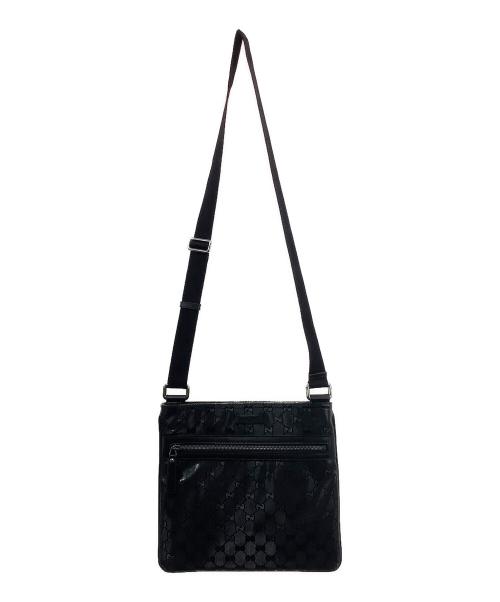 GUCCI（グッチ）GUCCI (グッチ) GG　インプリメ　ショルダーバッグ ブラックの古着・服飾アイテム