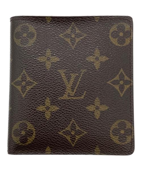 LOUIS VUITTON（ルイ ヴィトン）LOUIS VUITTON (ルイ ヴィトン) モノグラム　ポルトビエ 10 カルトクレディ　2つ折り財布 ブラウンの古着・服飾アイテム
