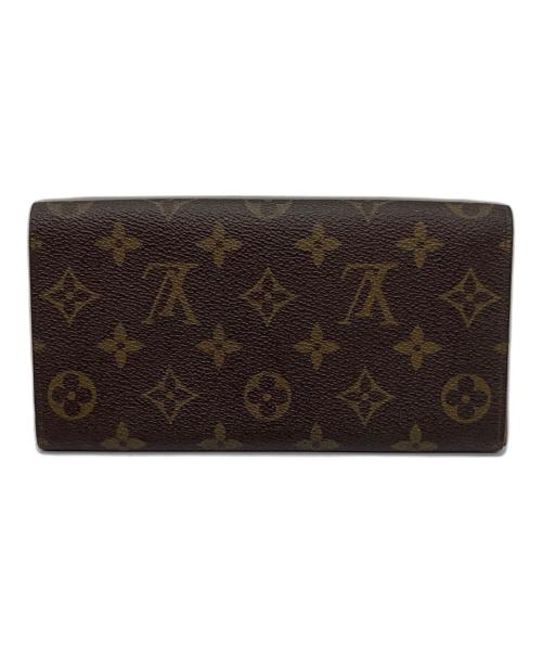 LOUIS VUITTON（ルイ ヴィトン）LOUIS VUITTON (ルイ ヴィトン) モノグラム　ポルトモネ・クレディ　長財布 ブラウンの古着・服飾アイテム