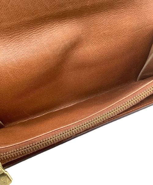 LOUIS VUITTON（ルイ ヴィトン）LOUIS VUITTON (ルイ ヴィトン) モノグラム　ポルトモネ・クレディ　長財布 ブラウンの古着・服飾アイテム