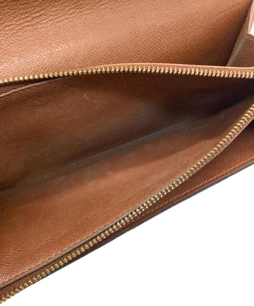 LOUIS VUITTON（ルイ ヴィトン）LOUIS VUITTON (ルイ ヴィトン) モノグラム　ポルトモネ・クレディ　長財布 ブラウンの古着・服飾アイテム