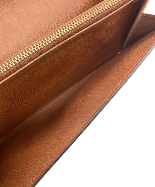 LOUIS VUITTON（ルイ ヴィトン）LOUIS VUITTON (ルイ ヴィトン) モノグラム　ポルトモネ・クレディ　長財布 ブラウンの古着・服飾アイテム