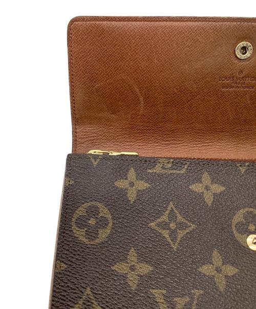 LOUIS VUITTON（ルイ ヴィトン）LOUIS VUITTON (ルイ ヴィトン) モノグラム　ポルトモネ・クレディ　長財布 ブラウンの古着・服飾アイテム
