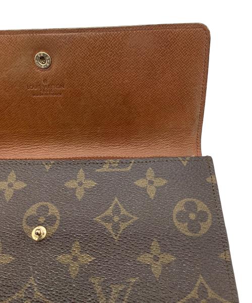 LOUIS VUITTON（ルイ ヴィトン）LOUIS VUITTON (ルイ ヴィトン) モノグラム　ポルトモネ・クレディ　長財布 ブラウンの古着・服飾アイテム