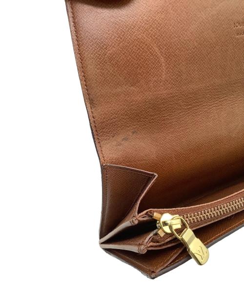 LOUIS VUITTON（ルイ ヴィトン）LOUIS VUITTON (ルイ ヴィトン) モノグラム　ポルトモネ・クレディ　長財布 ブラウンの古着・服飾アイテム