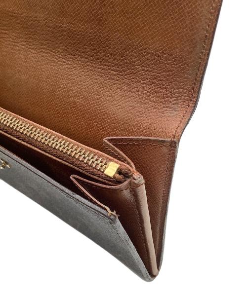 LOUIS VUITTON（ルイ ヴィトン）LOUIS VUITTON (ルイ ヴィトン) モノグラム　ポルトモネ・クレディ　長財布 ブラウンの古着・服飾アイテム