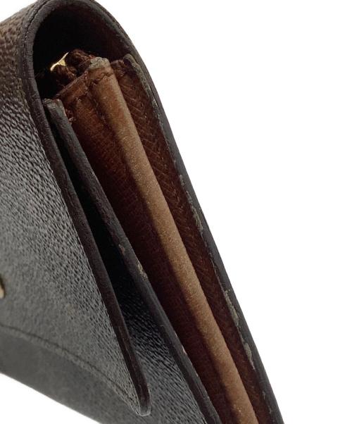 LOUIS VUITTON（ルイ ヴィトン）LOUIS VUITTON (ルイ ヴィトン) モノグラム　ポルトモネ・クレディ　長財布 ブラウンの古着・服飾アイテム
