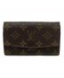 LOUIS VUITTON（ルイ ヴィトン）の古着「モノグラム　2つ折り財布」｜ブラウン