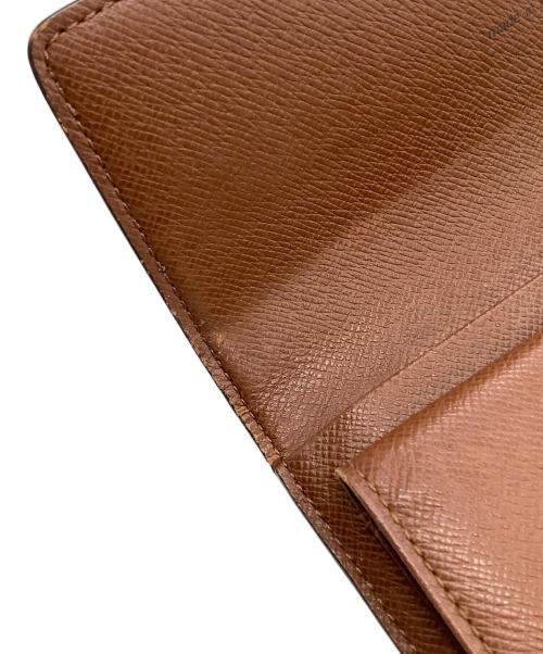 LOUIS VUITTON（ルイ ヴィトン）LOUIS VUITTON (ルイ ヴィトン) モノグラム　ポルトトレゾール エテュイパピエ　3つ折り財布 ブラウンの古着・服飾アイテム