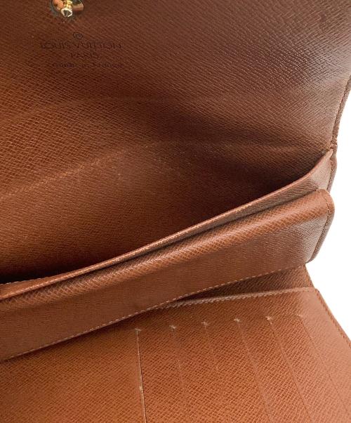 LOUIS VUITTON（ルイ ヴィトン）LOUIS VUITTON (ルイ ヴィトン) モノグラム　ポルトトレゾール エテュイパピエ　3つ折り財布 ブラウンの古着・服飾アイテム