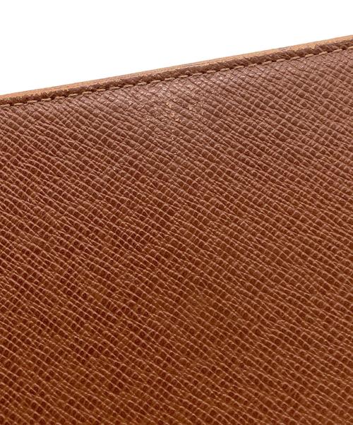 LOUIS VUITTON（ルイ ヴィトン）LOUIS VUITTON (ルイ ヴィトン) モノグラム　ポルトトレゾール エテュイパピエ　3つ折り財布 ブラウンの古着・服飾アイテム