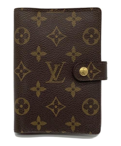 LOUIS VUITTON（ルイ ヴィトン）LOUIS VUITTON (ルイ ヴィトン) モノグラム　アジェンダPM　手帳カバー ブラウンの古着・服飾アイテム