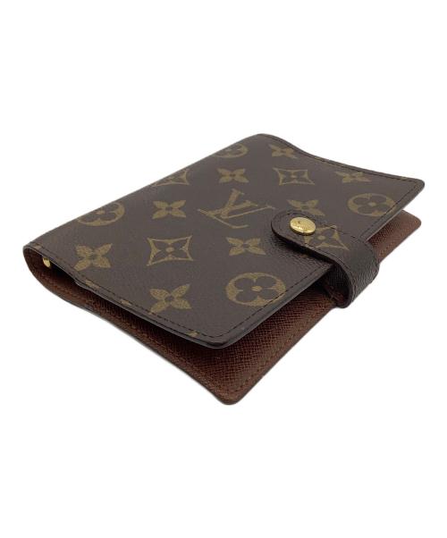 LOUIS VUITTON（ルイ ヴィトン）LOUIS VUITTON (ルイ ヴィトン) モノグラム　アジェンダPM　手帳カバー ブラウンの古着・服飾アイテム