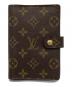 LOUIS VUITTON（ルイ ヴィトン）の古着「モノグラム　アジェンダPM　手帳カバー」｜ブラウン