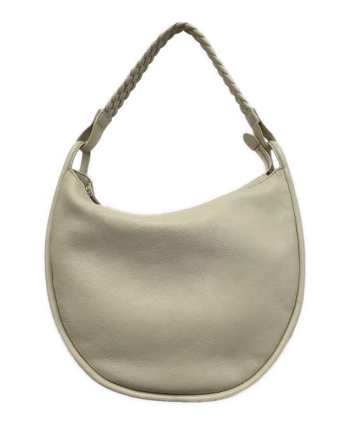 MOTHERHOUSE（マザーハウス）MOTHERHOUSE (マザーハウス) Round Moon　トートバッグ ベージュの古着・服飾アイテム