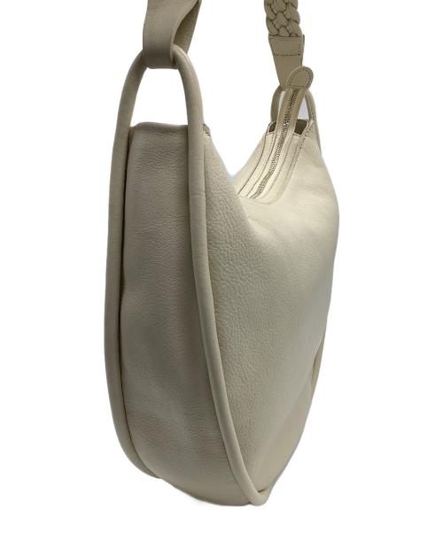 MOTHERHOUSE（マザーハウス）MOTHERHOUSE (マザーハウス) Round Moon　トートバッグ ベージュの古着・服飾アイテム