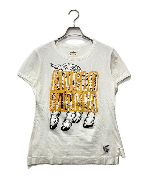Vivienne Westwood（ヴィヴィアンウエストウッド）Vivienne Westwood (ヴィヴィアンウエストウッド) 半袖Tシャツ ホワイト サイズ:40の古着・服飾アイテム